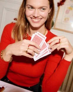 Le Haut Janis En Lyocell - Rouge -Bijoux Magasin 23Wt shirtjanisrouge baguecoeursrouge baguecoeursdoree emoiemoi 01 363web