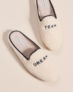 Les Chaussons Dream Team Homme En Laine Bouclette - Angarde X émoi émoi