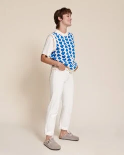 Le Pull Davia Sans Manches En Cachemire - Cœurs Bleus - Hircus X émoi émoi -Bijoux Magasin 23WxHircusPullcoeursallover jeanblanc emoiemoi 31 3264web