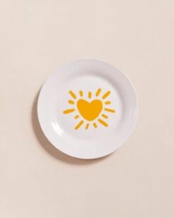 Le Lot De 3 Assiettes - Jaune -Bijoux Magasin 24SAssietteCoeursolaireenporcelaine jauneemoiemoi 05 0440web 0cb3f078 49ce 4365 8fe8 0dfebf0c72e7