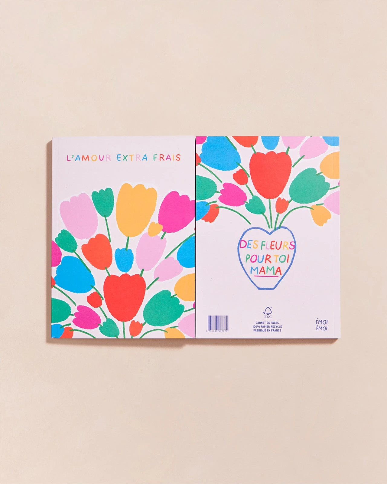 Le Carnet L'amour Extra Frais En Papier Recyclé - Multicolore 7 Le Carnet L'amour Extra Frais En Papier Recyclé - Multicolore – Image 5