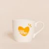 Le Mug Soleil De Ma Vie - Jaune 1 Le Mug Soleil De Ma Vie - Jaune -Bijoux Magasin 24SMugcoeurjaunepeintSoleildemavie emoiemoi 03 0230web