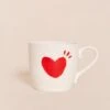 Le Mug Coeur Solaire - Rouge 1 Le Mug Coeur Solaire - Rouge -Bijoux Magasin 24SMugcoeurrougepeint emoiemoi 03 0229web