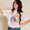 Le T-shirt L'amour Extra Frais En Coton Bio - Blanc
