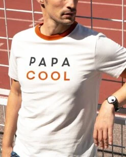 Le T-shirt Papa Cool En Coton Bio Ivoire -Bijoux Magasin 3 04dbc68b 334c 4325 a389 c292a299c02d
