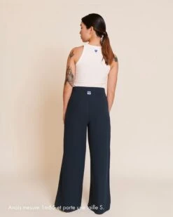 Le Débardeur Debra En Lyocell Côtelé - Blanc -Bijoux Magasin Anaispantalon2