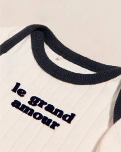 Le Body Le Grand Amour En Coton Bio - Crème -Bijoux Magasin BodyLeGrandAmour4 1280x1600px