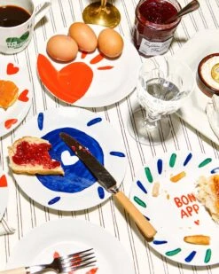 L'assiette Bon App En Porcelaine 10 L'assiette Bon App En Porcelaine -Bijoux Magasin COMPOA 2 c1514384 b317 4049 a648 7af27de53122