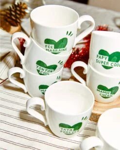 Le Mug Coeur Papy Super Cool - Vert Sapin -Bijoux Magasin COMPOM 1 a3f7e4b5 995f 403b 9b3d e5b38de1ca67
