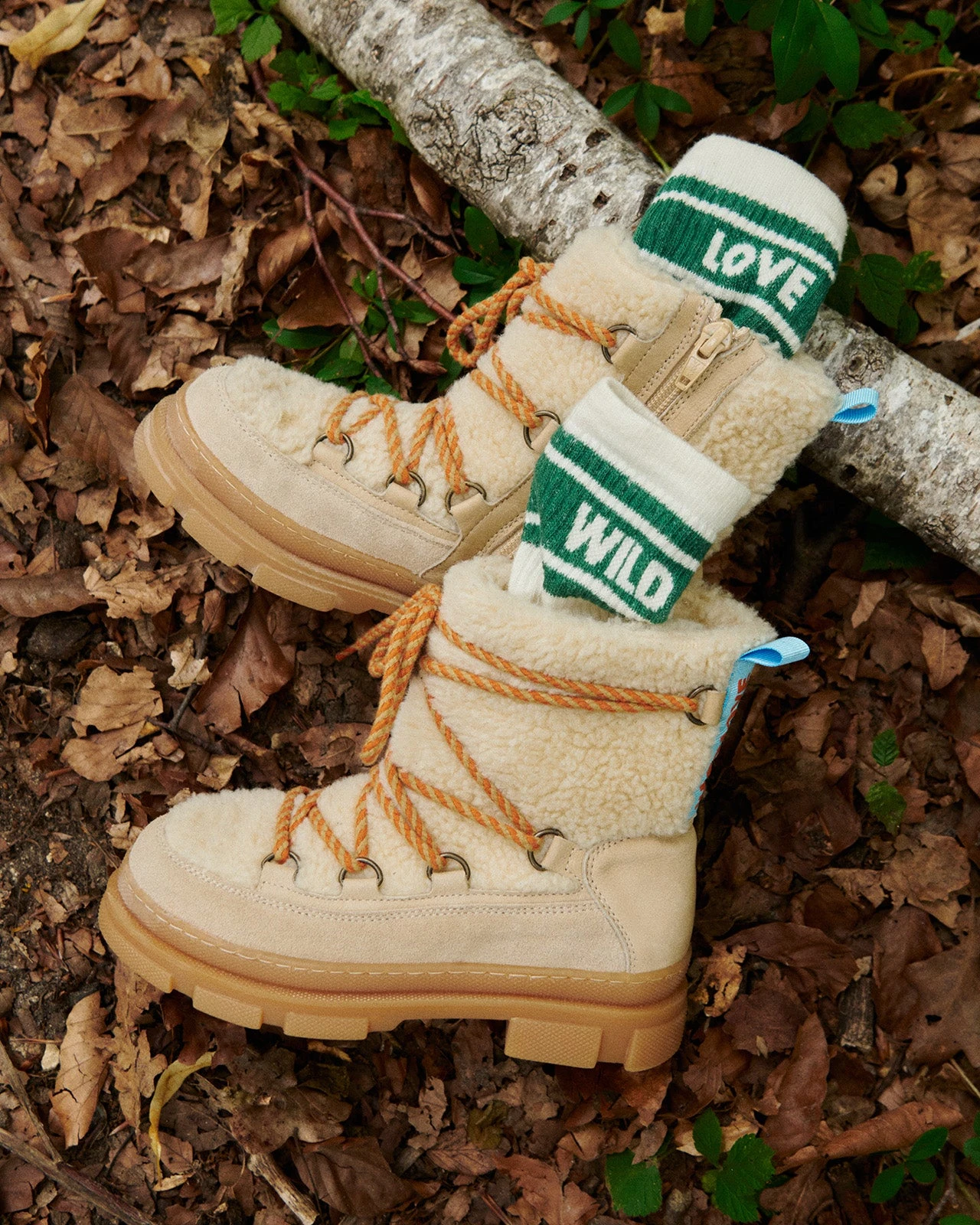 Le Lot De Chaussettes Wild Love Enfant - Vert Et Orange - Bocage X émoi émoi 6 Le Lot De Chaussettes Wild Love Enfant - Vert Et Orange - Bocage X émoi émoi – Image 4