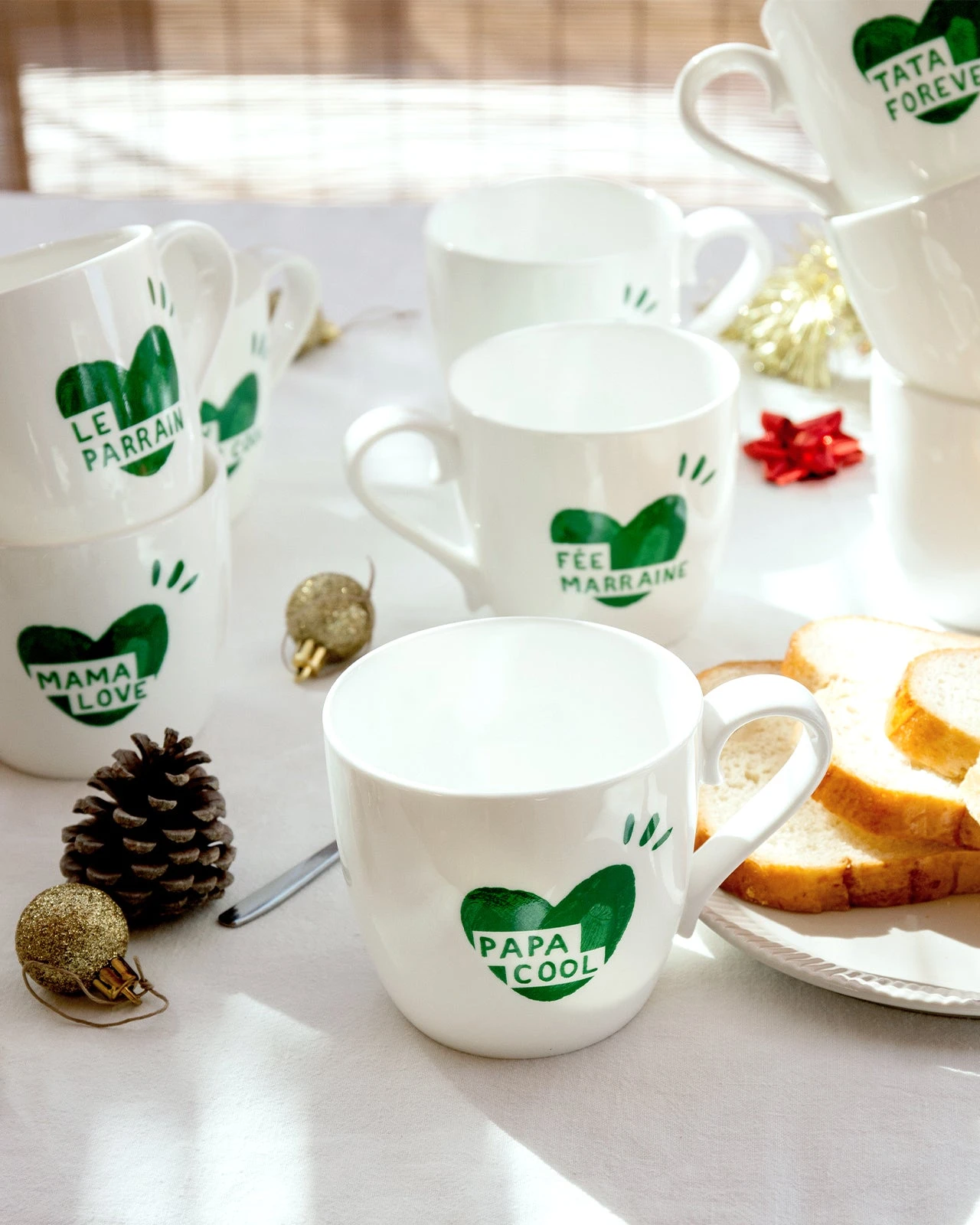 Le Mug Coeur Mama Love - Vert Sapin 4 Le Mug Coeur Mama Love - Vert Sapin – Image 3
