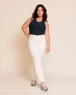 Le Débardeur Debra En Lyocell Côtelé - Charbon 15 Le Débardeur Debra En Lyocell Côtelé - Charbon -Bijoux Magasin Doralysedebardeurbleucopie