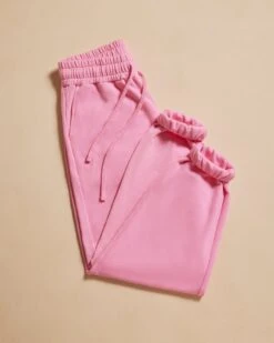 Le Pantalon Paulette En Coton Bio - Rose -Bijoux Magasin Joggingrosefemme3 1280x1600px