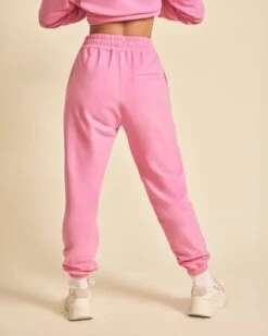Le Pantalon Paulette En Coton Bio - Rose -Bijoux Magasin Joggingrosefemme 1280x1600px