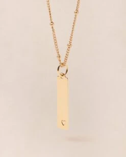 La Médaille Cœur Baguette - Dorée à L'or Fin 24 Carats - 20mm -Bijoux Magasin PERMANENT BIJOUXDORES MedailleCoeurbaguette1coeur emoiemoi 0639web