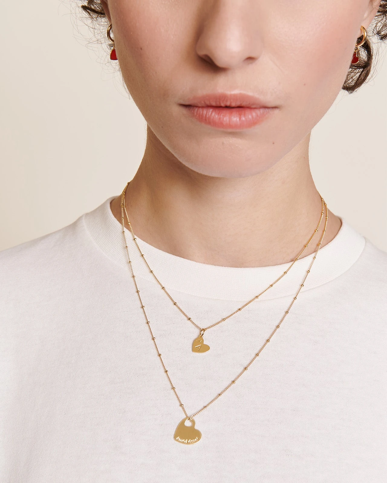 La Médaille Mama Love Cœur - Dorée à L'or Fin 24 Carats - 15mm 6 La Médaille Mama Love Cœur - Dorée à L'or Fin 24 Carats - 15mm – Image 4