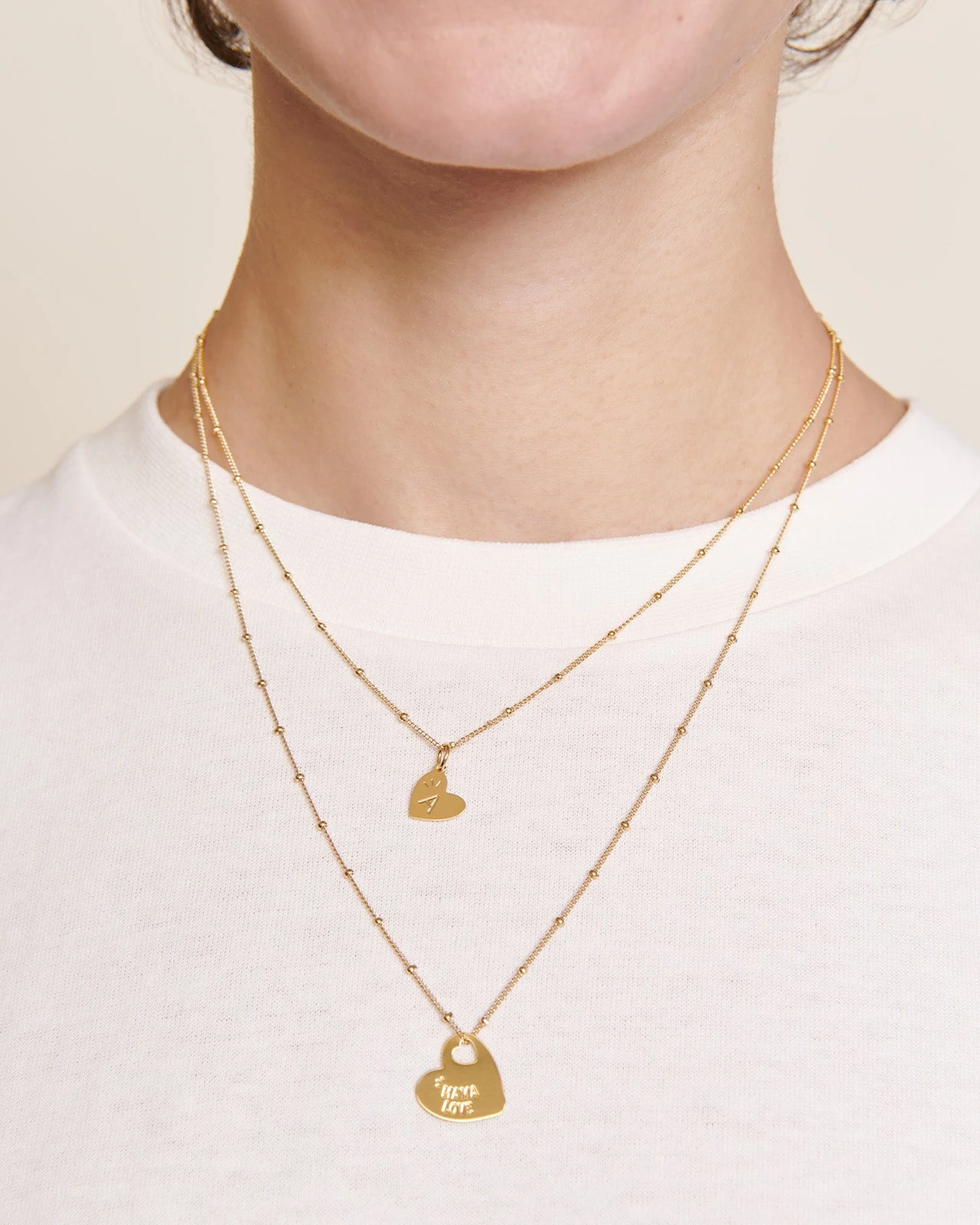 La Médaille Mama Love Cœur - Dorée à L'or Fin 24 Carats - 15mm 4 La Médaille Mama Love Cœur - Dorée à L'or Fin 24 Carats - 15mm – Image 2