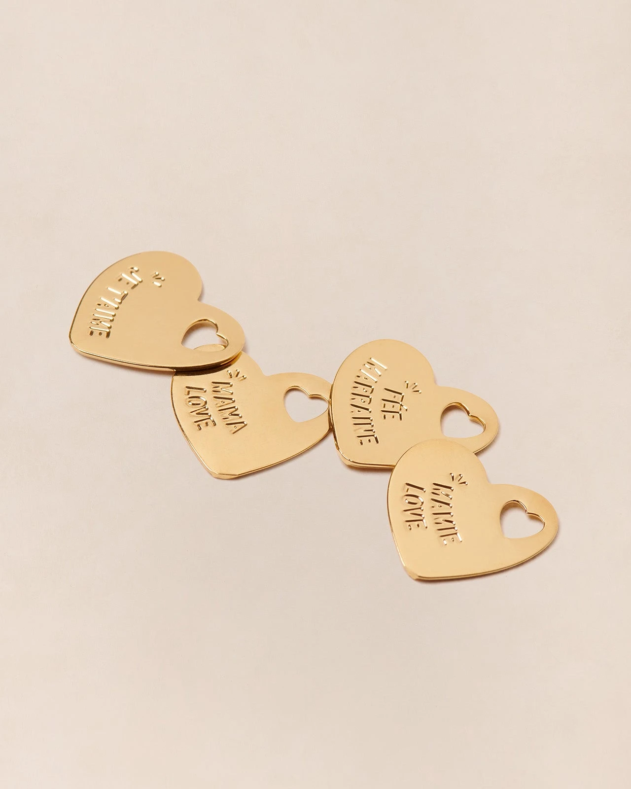 La Médaille Mama Love Cœur - Dorée à L'or Fin 24 Carats - 15mm 5 La Médaille Mama Love Cœur - Dorée à L'or Fin 24 Carats - 15mm – Image 3