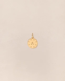 La Composition Numéro 28 -Bijoux Magasin PERMANENT BIJOUXDORES Medaillerondeinitiale10mm emoiemoi 177web 1