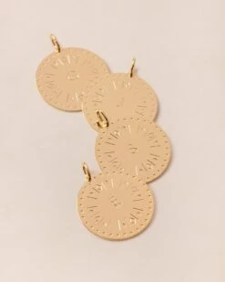 La Composition Numéro 28 -Bijoux Magasin PERMANENT BIJOUXDORES Medaillerondeinitiale20mm Mix emoiemoi 846web