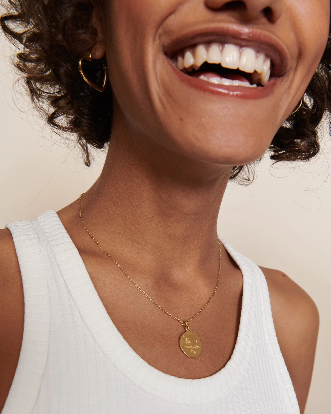 La Médaille Précieuse Fée Marraine - 17 Mm - En Vermeil 4 La Médaille Précieuse Fée Marraine - 17 Mm - En Vermeil – Image 2