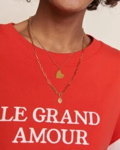 Le Collier Maillons Fins Doré à L'or Fin 24 Carats 23 Le Collier Maillons Fins Doré à L'or Fin 24 Carats -Bijoux Magasin PERMANENT BIJOUXROUGES medaille2coeurs medailleinitialeManoaM chainemaillonsfins50cm chaineboules40cm emoiemoi D2LOOK 10 866web