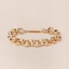 Le Bracelet En Maille Chunky XXL Doré à L'or Fin 24 Carats 1 Le Bracelet En Maille Chunky XXL Doré à L'or Fin 24 Carats -Bijoux Magasin PERMANENTBIJOUX BraceletChainemaillonschunkyXXL emoiemoi 1328web