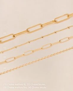 Le Bracelet Chaîne Simple 20cm Doré à L'or Fin 24 Carats -Bijoux Magasin PERMANENTBIJOUX CollierBraceletChaineMaillonsXLetfins boulesetsimpleCOMPO emoiemoi 0360web 298a9b0d 65d9 4d52 ab9e 109b458b9f00