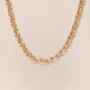 Le Collier En Maille Chunky XL Doré à L'or Fin 24 Carats -Bijoux Magasin PERMANENTBIJOUX CollierChaineMaillonsChunkyXL emoiemoi 442web