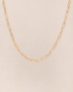 Le Collier Maillons Fins Doré à L'or Fin 24 Carats