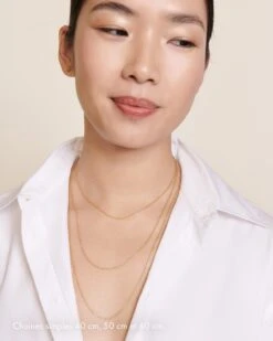 Le Collier Chaîne Simple -Bijoux Magasin PERMANENTBIJOUX Collierchainesimple40cm50cm60cm legende emoiemoi D1 LOOK 11 716web