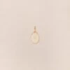 La Médaille Initiale Ovale - Ivoire - 10mm -Bijoux Magasin PERMANENTS BIJOUXBLANCS MedailleinitialeB10mmemailivoire emoiemoi 304web