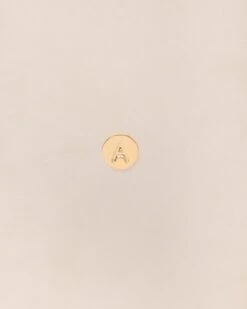 La Boucle D'oreille Initiale Bonnie - Dorée à L'or Fin 24 Carats -Bijoux Magasin PERMANENTS BIJOUXDORES Boucled oreilleBonnieinitialeA emoiemoi 598web