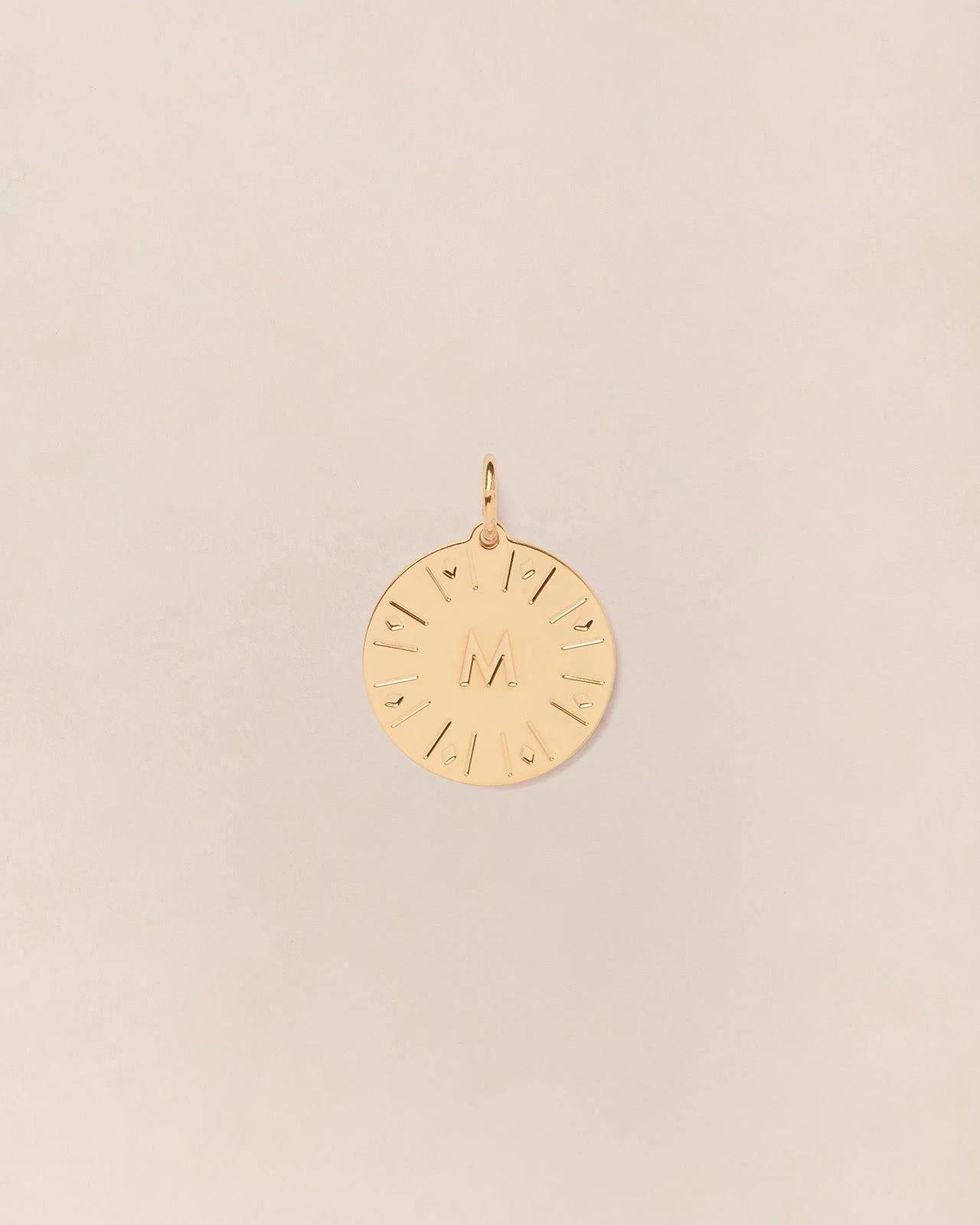 La Médaille Initiale - Dorée à L'or Fin 24 Carats - 15mm 11 La Médaille Initiale - Dorée à L'or Fin 24 Carats - 15mm – Image 9