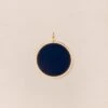 La Médaille Ronde Bleu Nuit - 20mm 1 La Médaille Ronde Bleu Nuit - 20mm -Bijoux Magasin PERMANENTS BIJOUXNAVY Medaillerondeemailbleu emoiemoi 318web