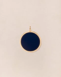 La Médaille Ronde Bleu Nuit - 20mm