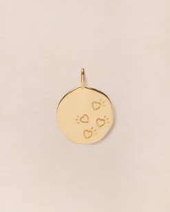 La Médaille Précieuse Mes Cœurs, Mes Amours - 17 Mm - En Vermeil -Bijoux Magasin PERMANENTS BIJOUXPRECIEUX Medailleprecieusecoeurs4 emoiemoi 142web