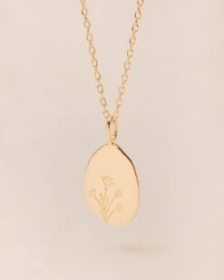 La Médaille Précieuse Mama Flower Of 3 - Le Grand Amour - En Vermeil