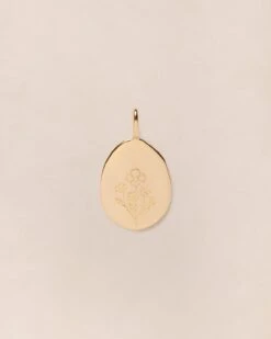 La Médaille Précieuse Mama Flower Of 4 - Le Grand Amour - En Vermeil