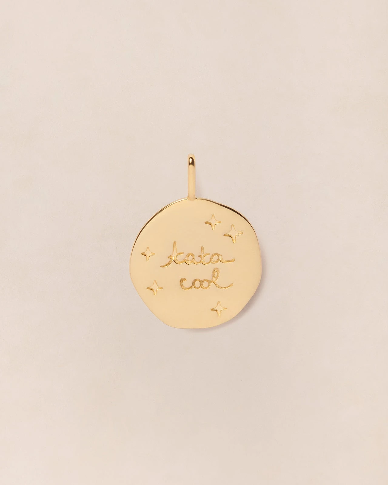 La Médaille Précieuse Tata Cool - 17 Mm - En Vermeil 3 La Médaille Précieuse Tata Cool - 17 Mm - En Vermeil