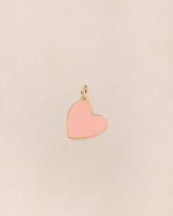 La Médaille Misia Grand Cœur Rose - Dorée à L'or Fin 24 Carats - 15mm -Bijoux Magasin PERMANENTS BIJOUXROSES MedailleMisiaCoeurrose emoiemoi 264web