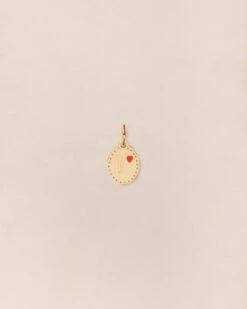 La Médaille Initiale Manoa - Rouge Et Dorée à L'or Fin 24 Carats - 10mm 33 La Médaille Initiale Manoa - Rouge Et Dorée à L'or Fin 24 Carats - 10mm -Bijoux Magasin PERMANENTS BIJOUXROUGES MedailleinitialeManoa10mmL emoiemoi 032web