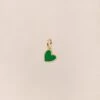 La Médaille Manon Petit Cœur Vert - Dorée à L'or Fin 24 Carats - 7mm -Bijoux Magasin PERMANENTS BIJOUXVERTS MedailleManonCoeurvert emoiemoi 236web
