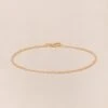 Le Bracelet Chaîne Simple 20cm Doré à L'or Fin 24 Carats 1 Le Bracelet Chaîne Simple 20cm Doré à L'or Fin 24 Carats -Bijoux Magasin PERMANENTSBIJOUX BraceletChaineSimple emoiemoi 1307web