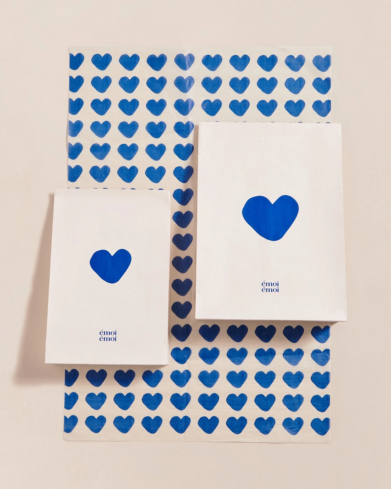 La Petite Pochette Cadeau Coeur Signature - 22 X 33 Cm - Crème 9 La Petite Pochette Cadeau Coeur Signature - 22 X 33 Cm - Crème – Image 7