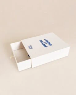 La Boîte Cadeau Bijoux - L'amour Est Déclaré - Crème -Bijoux Magasin Packaging boiteabijoux emoiemoi IMG 8684web