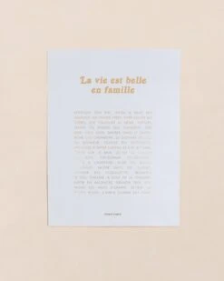 Bijoux Magasin -Bijoux Magasin Permanent AfficheLaVieestBelleenFamille emoiemoi 0N5A181823Wweb