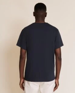 Le T-shirt Brodé Papa Bird En Coton Bio - Charbon -Bijoux Magasin Permanent Bird T shirtPapabirdnavyhomme emoiemoi D2LOOK 14 1219web