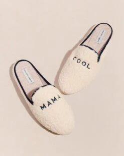 Les Chaussons Mama Cool En Laine Bouclette - Angarde X émoi émoi