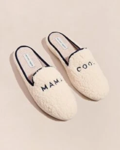 Les Chaussons Mama Cool En Laine Bouclette - Angarde X émoi émoi -Bijoux Magasin Permanent Chaussonsbouclettemamacool Angarde emoiemoi 44 1008web
